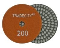 Алмазные гибкие шлифовальные круги Капля Pads 7-STEP №200 100D