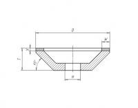 Боразоновый (эльборовый) круг CBN 127-9/29-32 4170