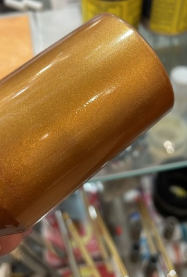 Краска по камню KOLOR красное золото 100 мл.